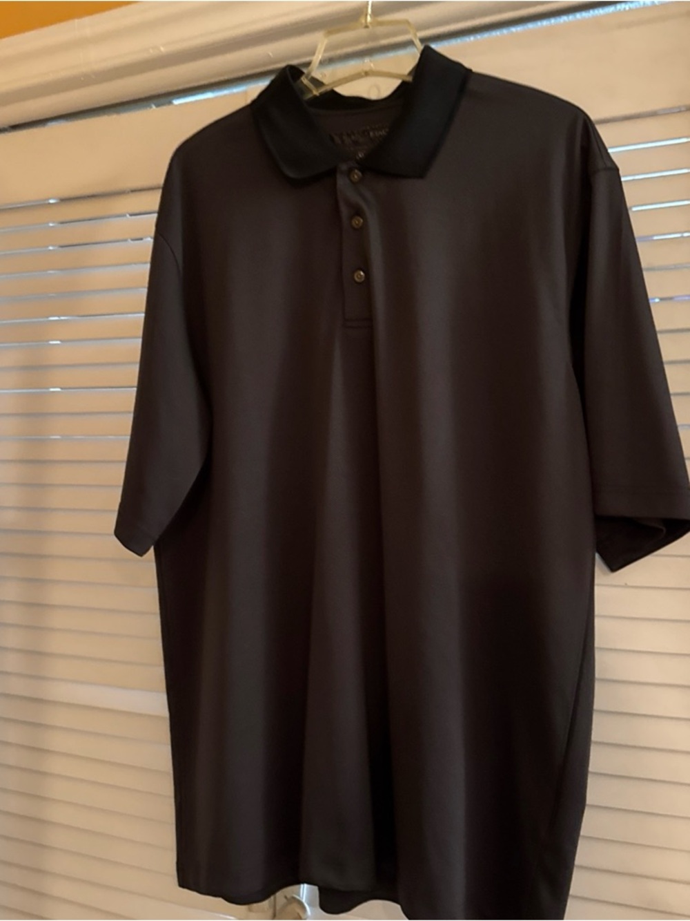 Pebble Beach Black Short Sleeve Polo